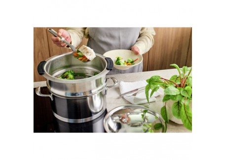 Specialties 5 Panier à Vapeur Empilable Inox 20 cm avec Poignées Amovi