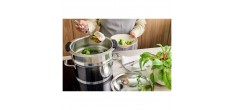 Specialties 5 Panier à Vapeur Empilable Inox 20 cm avec Poignées Amovi