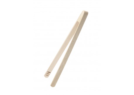Pince à Toast et Cornichons en Bois de Hêtre 24 cm 