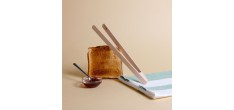Pince à Toast et Cornichons en Bois de Hêtre 24 cm 