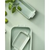 Zie dia Appolia Rechthoekige Keramische Ovenschaal /Taartvorm 31 cm Mat salieg