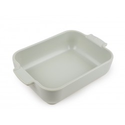Appolia Plat à Four Céramique Rectangulaire 25x17 cm Vert Mat Sauge -N
