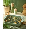 Voir la slide Appolia Plat à Four Céramique Rectangulaire 25x17 cm Vert Mat Sauge -N