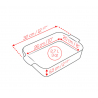 Voir la slide Appolia Plat à Four Céramique Rectangulaire 32x22 cm Vert Mat Sauge -N