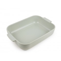 Appolia Plat à Four Céramique Rectangulaire 36x23 cm Vert Mat Sauge -N