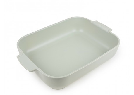 Appolia Plat à Four Céramique Rectangulaire 40x27 cm Vert Mat Sauge -N