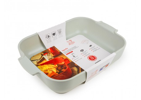 Appolia Rechthoekige Ovenschaal 40x27 cm Mat Saliegroen