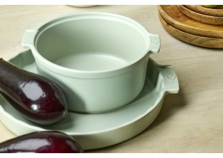 Appolia Souffléschaal Keramische 22 cm Mat Saliegroen