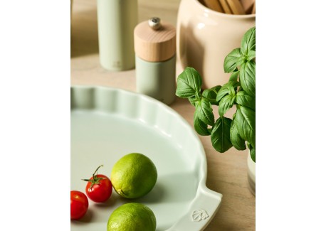 Appolia Tourtière Céramique 28 x 4 ,5 cm Vert Mat Sauge 