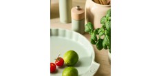 Appolia Tourtière Céramique 28 x 4 ,5 cm Vert Mat Sauge 