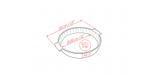 Appolia Keramische Taartvorm 28 x 4,5 cm Mat Saliegroen