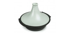 Atlas Tajine 30 cm Vert Mat Sauge et Noir 