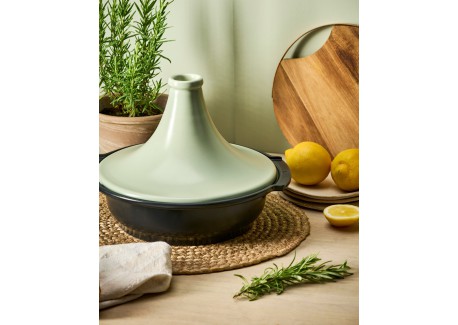 Atlas Tajine 30 cm Saliegroen en Zwart