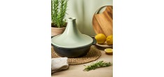 Atlas Tajine 30 cm Vert Mat Sauge et Noir 