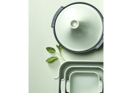 Atlas Tajine 30 cm Vert Mat Sauge et Noir 