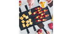 Bistro Gourmet Appareil à Raclette 3-en-1 sans PFAS (8 pers) 