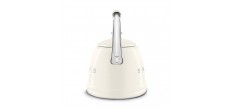Bouilloire à Sifflet Emaillée 2,3 L Blanc Crème WKF01CR 