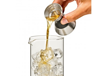SteeL Jigger Double Doseur Cocktail Inox Gradué 3 et 5 cl 