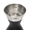 Zie dia SteeL Jigger Dubbele Maatbeker Cocktaildispenser RVS Gegrad