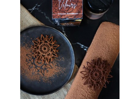 Tapis en Silicone Tuile Sapins et Flocons de Neige Noël 