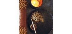 Tapis en Silicone Tuile Sapins et Flocons de Neige Noël 