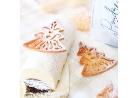 Tapis en Silicone Tuile Sapins et Flocons de Neige Noël 