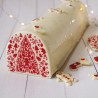 Voir la slide Moule de Transfert Chocolat Chablon Bûche et Décos Rouge Thème Noël -D