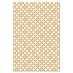 Chocoladetransferblad met Goudkleurig Motief Kerststronk 28,5x19 cm 2