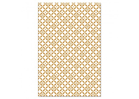 Chocoladetransferblad met Goudkleurig Motief Kerststronk 28,5x19 cm 2