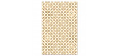 Chocoladetransferblad met Goudkleurig Motief Kerststronk 28,5x19 cm 2