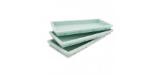Rechthoekige Siliconen Laagcake en Biscuitvorm 25x10 cm 3 stuks