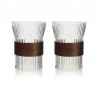Voir la slide Karl Verre à Thé en Verre Borosilicate Strié et Bois 0,25 L Set 2 pcs