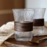 Voir la slide Karl Verre à Thé en Verre Borosilicate Strié et Bois 0,25 L Set 2 pcs
