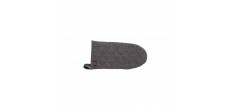 Stoff Ovenwanten Katoen Chambray Antraciet