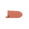 Zie dia Stoff Ovenwanten Katoen Chambray Terracotta