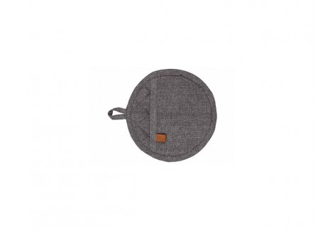 Stoff Ovenwant van Katoenchambray Antraciet 20 cm