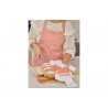 Zie dia Stoff Set van 3 Terracotta Chambray Katoenen Theedoeken 50x70 cm