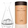 Zie dia Topographic 1L Borosilicaatglas Waterkaraf - Mont Blanc