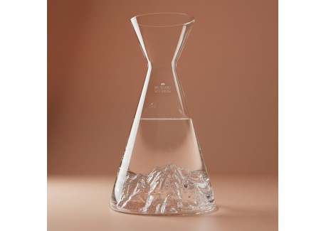 Topographic 1L Borosilicaatglas Waterkaraf - Mont Blanc