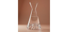Topographic Mont Blanc Carafe à Eau Montagne Verre Borosilicate 1L 