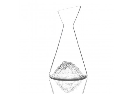 Topographic 1L Borosilicaatglas Waterkaraf - Mont Blanc