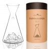 Zie dia Topographic 1L Borosilicaatglas Waterkaraf - Mont Everest