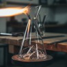 Zie dia Topographic 1L Borosilicaatglas Waterkaraf - Mont Everest