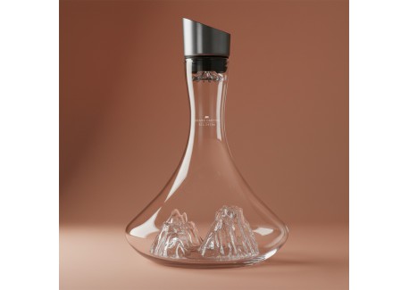 Topographic Grand Canyon Carafe à Décanter Vin Montagne Verre Borosili