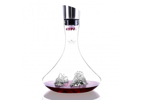 Topographic Grand Canyon Carafe à Décanter Vin Montagne Verre Borosili