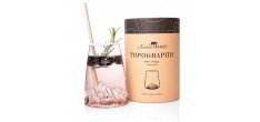 Topographic Mont Blanc Verre Longdrink Borosilicate Montagne 45 cl 
