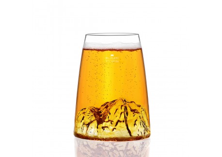 Topographic Mont Blanc Verre Longdrink Borosilicate Montagne 45 cl 
