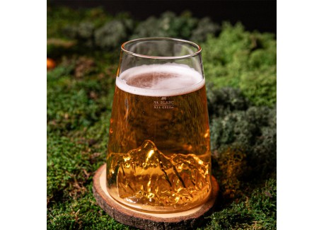 Topographic Borosilicaat Longdrinkglas Berg 45 cl - Mont Blanc