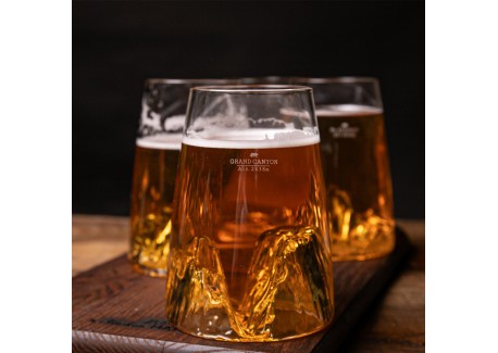 Topographic Borosilicaat Longdrinkglas Berg 45 cl - Grand Canyon