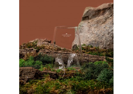 Topographic Borosilicaat Longdrinkglas Berg 45 cl - Grand Canyon